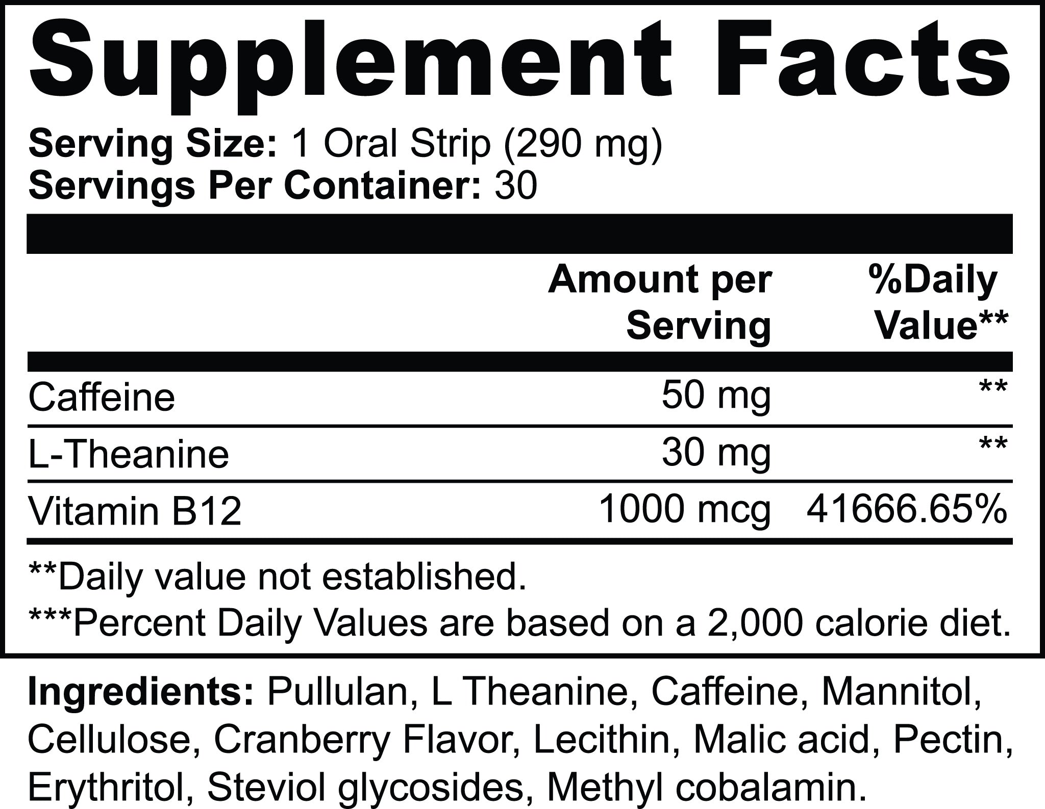 Fast Acting Energy Strips Instant Boost For Focus Stamina