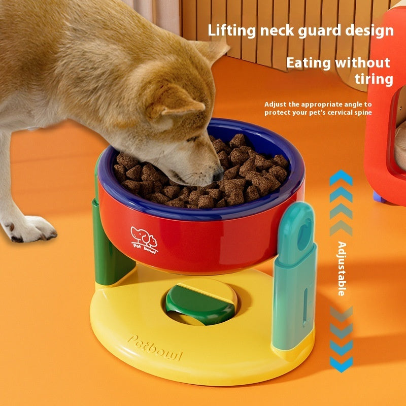 Suction Cup Pet Bowl Adjustable Lifting