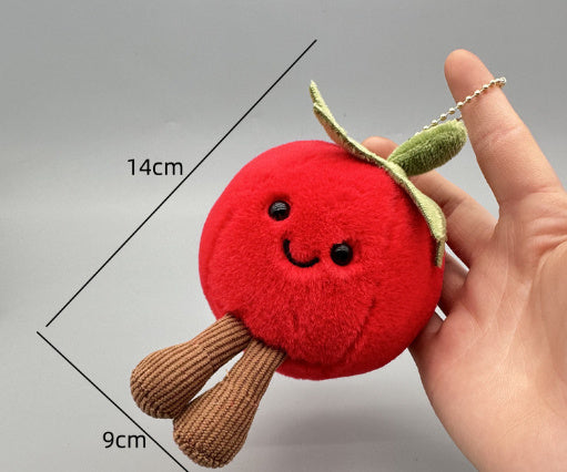 Funny Vegetable Series Onion Ginger And Garlic Pendant Brocoli Keychain