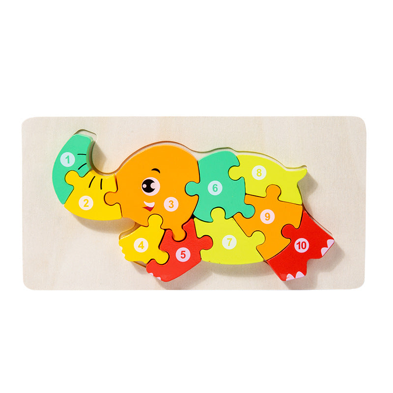 Puzzle Model Baby Cognitive Young Children Education Toy