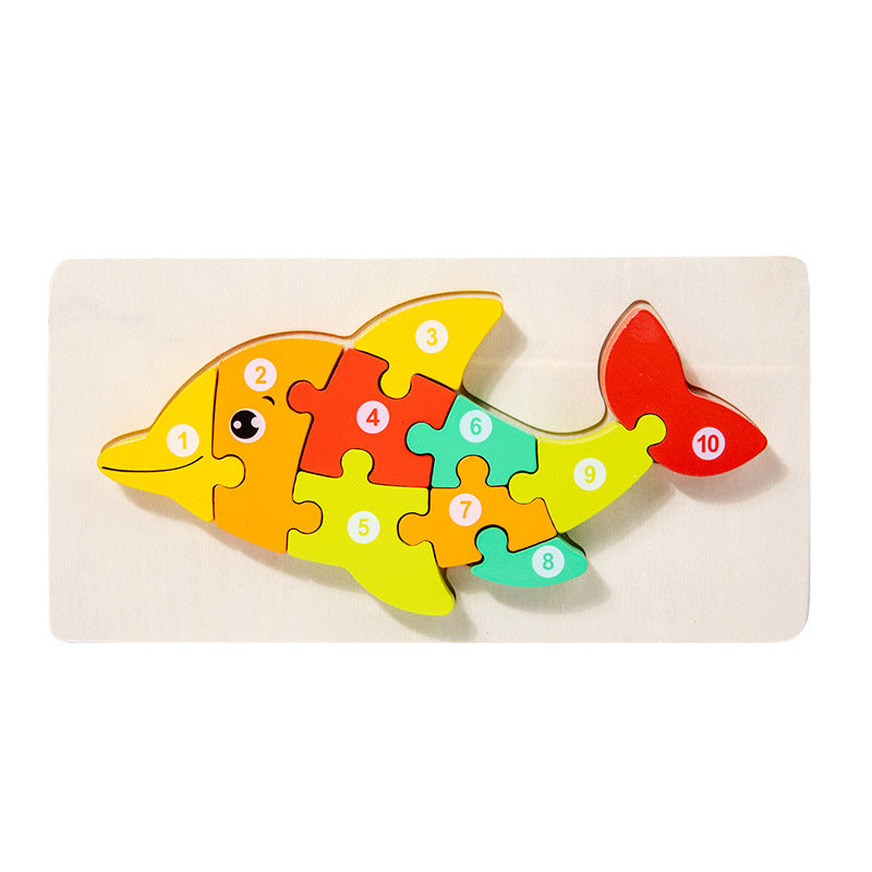 Puzzle Model Baby Cognitive Young Children Education Toy