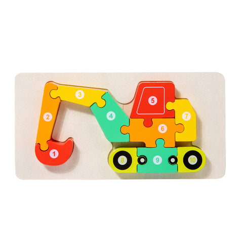 Puzzle Model Baby Cognitive Young Children Education Toy