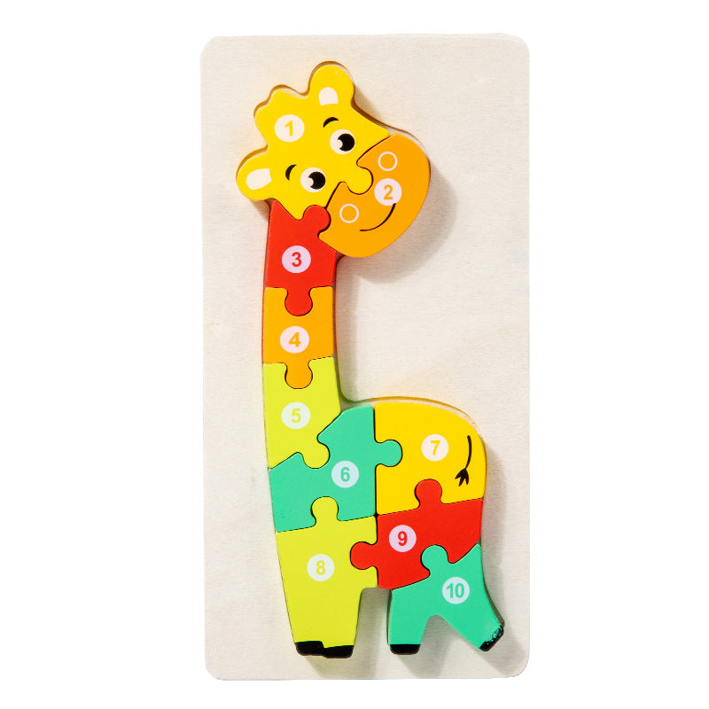 Puzzle Model Baby Cognitive Young Children Education Toy