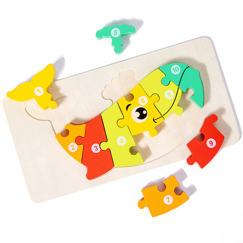 Puzzle Model Baby Cognitive Young Children Education Toy
