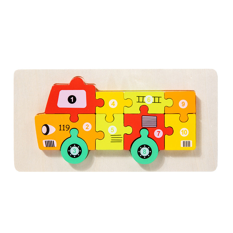 Puzzle Model Baby Cognitive Young Children Education Toy