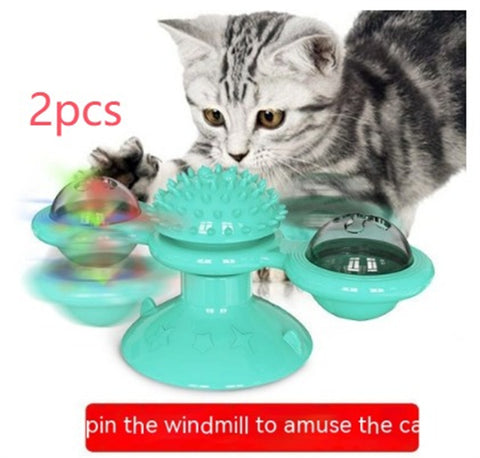 Turning Windmill Cat Teaser Toy