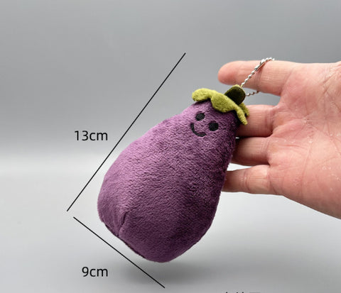 Funny Vegetable Series Onion Ginger And Garlic Pendant Brocoli Keychain